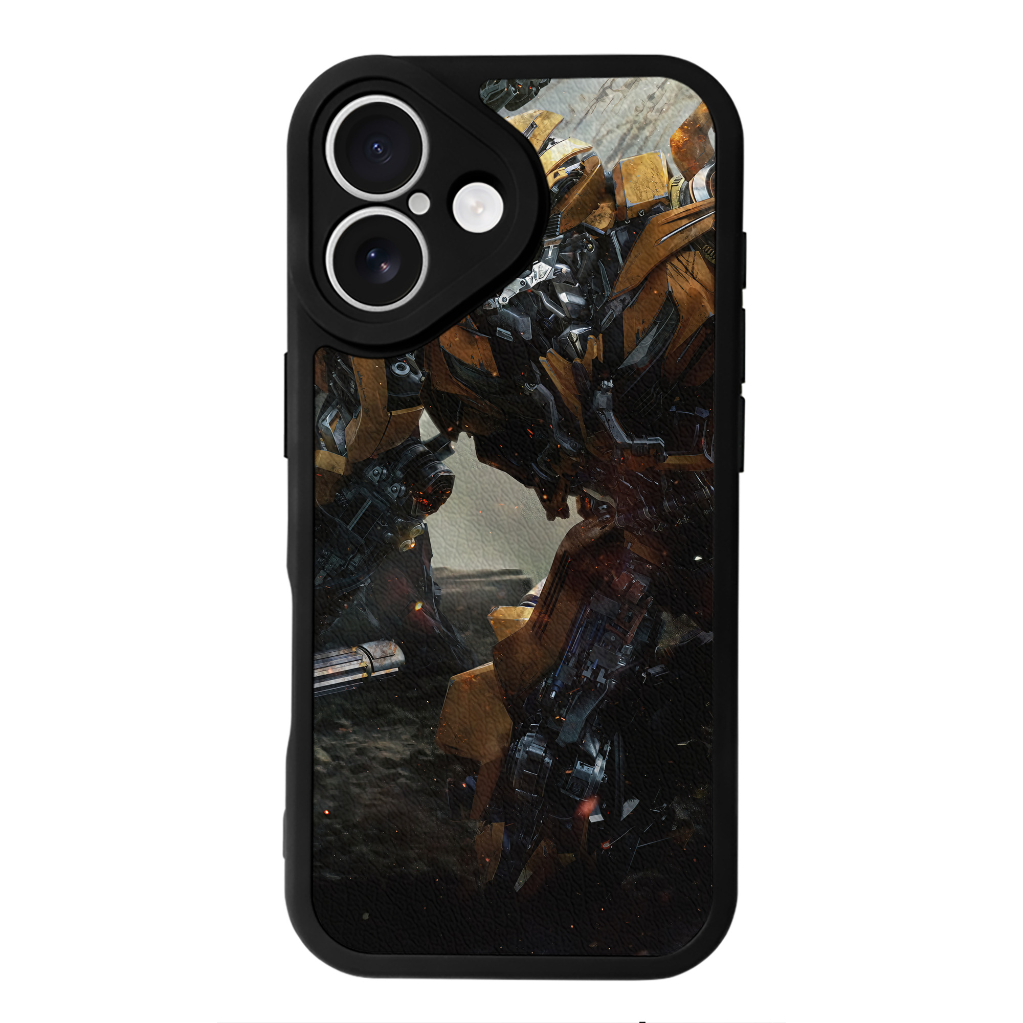 （画像用） Transformers トランスフォーマー 【iPhone 16シリーズ対応】シリコンスマホケース（レザー調） 材質：シリコン